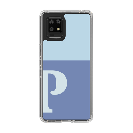 Slim Protection Case［ Original - initial two tone - P blue ］