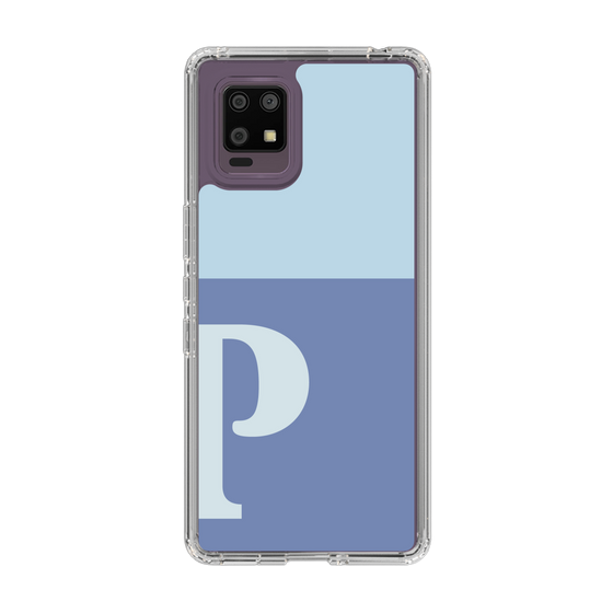 Slim Protection Case［ Original - initial two tone - P blue ］