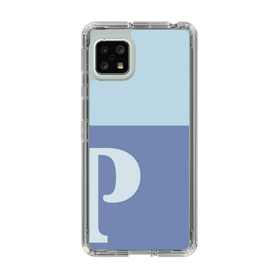 Slim Protection Case［ Original - initial two tone - P blue ］
