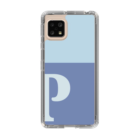 Slim Protection Case［ Original - initial two tone - P blue ］