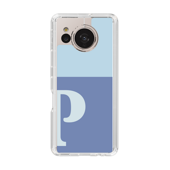 Slim Protection Case［ Original - initial two tone - P blue ］