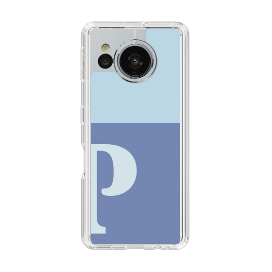 Slim Protection Case［ Original - initial two tone - P blue ］