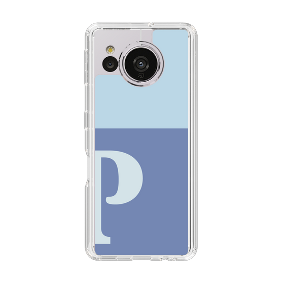 Slim Protection Case［ Original - initial two tone - P blue ］