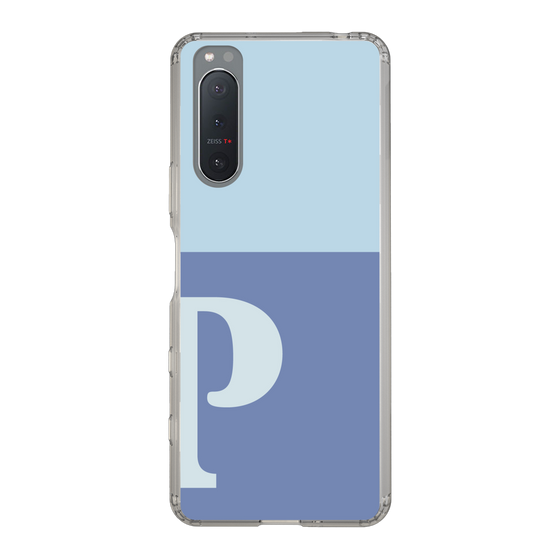 Slim Protection Case［ Original - initial two tone - P blue ］