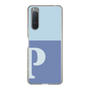Slim Protection Case［ Original - initial two tone - P blue ］