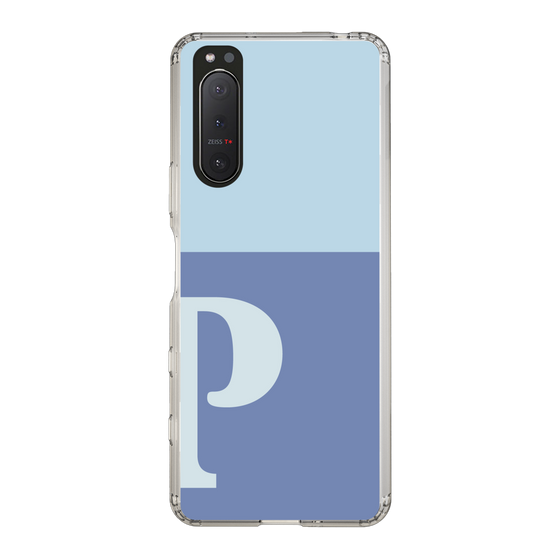 Slim Protection Case［ Original - initial two tone - P blue ］