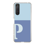 Slim Protection Case［ Original - initial two tone - P blue ］