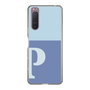 Slim Protection Case［ Original - initial two tone - P blue ］
