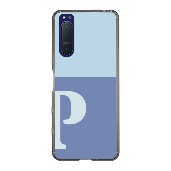 Slim Protection Case［ Original - initial two tone - P blue ］