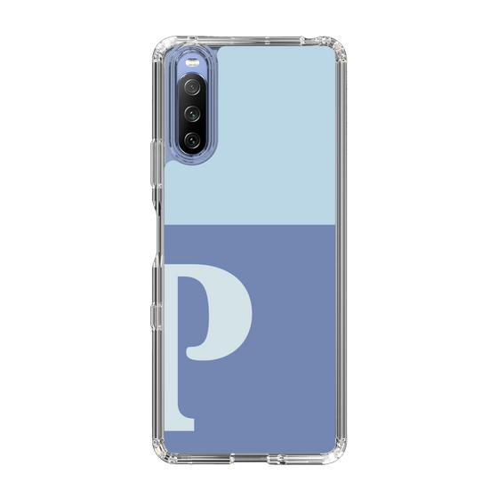 Slim Protection Case［ Original - initial two tone - P blue ］
