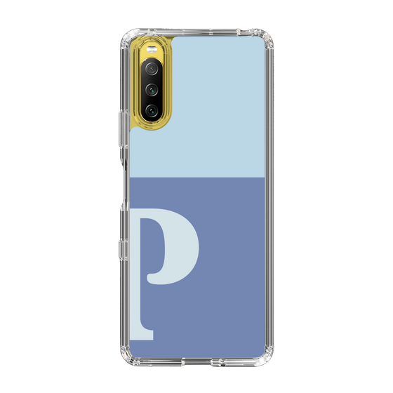 Slim Protection Case［ Original - initial two tone - P blue ］