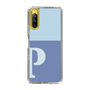 Slim Protection Case［ Original - initial two tone - P blue ］