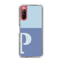Slim Protection Case［ Original - initial two tone - P blue ］