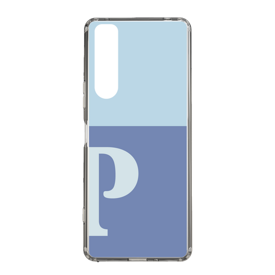 Slim Protection Case［ Original - initial two tone - P blue ］