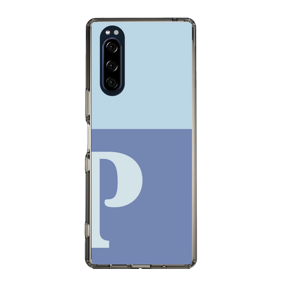 Slim Protection Case［ Original - initial two tone - P blue ］