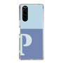 Slim Protection Case［ Original - initial two tone - P blue ］