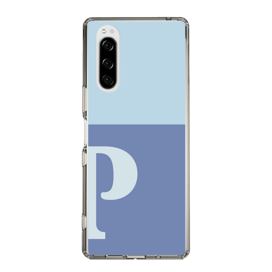 Slim Protection Case［ Original - initial two tone - P blue ］