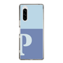 Slim Protection Case［ Original - initial two tone - P blue ］