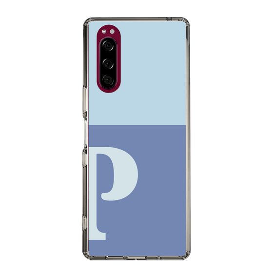 Slim Protection Case［ Original - initial two tone - P blue ］