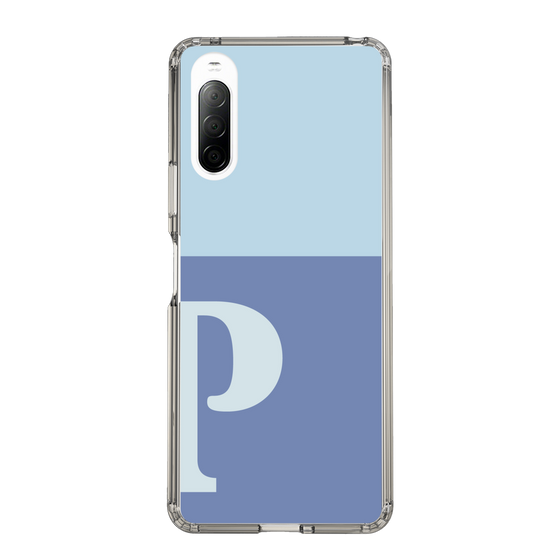 Slim Protection Case［ Original - initial two tone - P blue ］