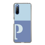 Slim Protection Case［ Original - initial two tone - P blue ］