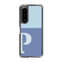 Slim Protection Case［ Original - initial two tone - P blue ］