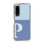 Slim Protection Case［ Original - initial two tone - P blue ］