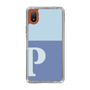 Slim Protection Case［ Original - initial two tone - P blue ］