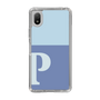 Slim Protection Case［ Original - initial two tone - P blue ］
