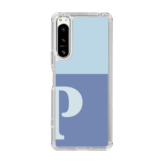 Slim Protection Case［ Original - initial two tone - P blue ］