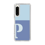 Slim Protection Case［ Original - initial two tone - P blue ］