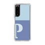 Slim Protection Case［ Original - initial two tone - P blue ］