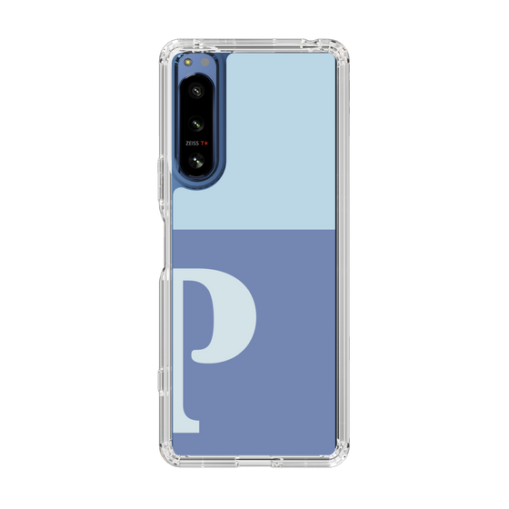 Slim Protection Case［ Original - initial two tone - P blue ］