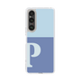 Slim Protection Case［ Original - initial two tone - P blue ］