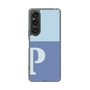 Slim Protection Case［ Original - initial two tone - P blue ］