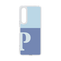 Slim Protection Case［ Original - initial two tone - P blue ］