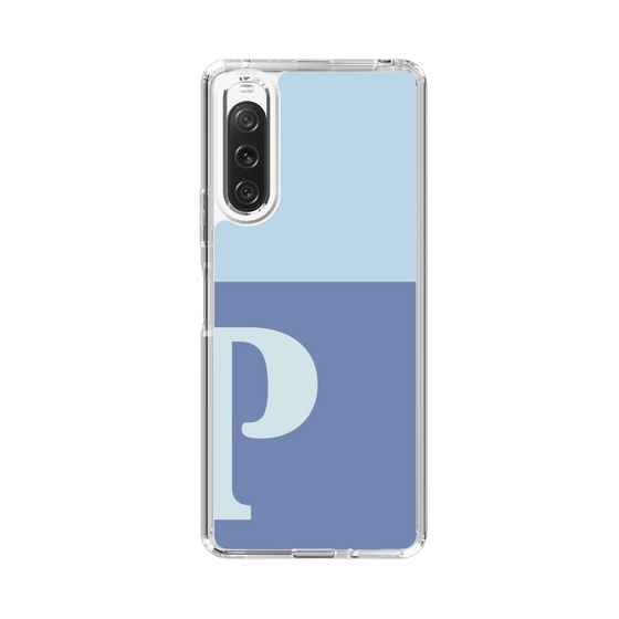Slim Protection Case［ Original - initial two tone - P blue ］