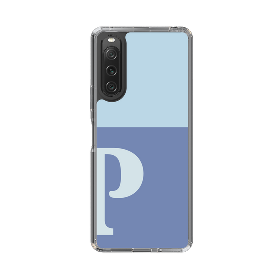 Slim Protection Case［ Original - initial two tone - P blue ］