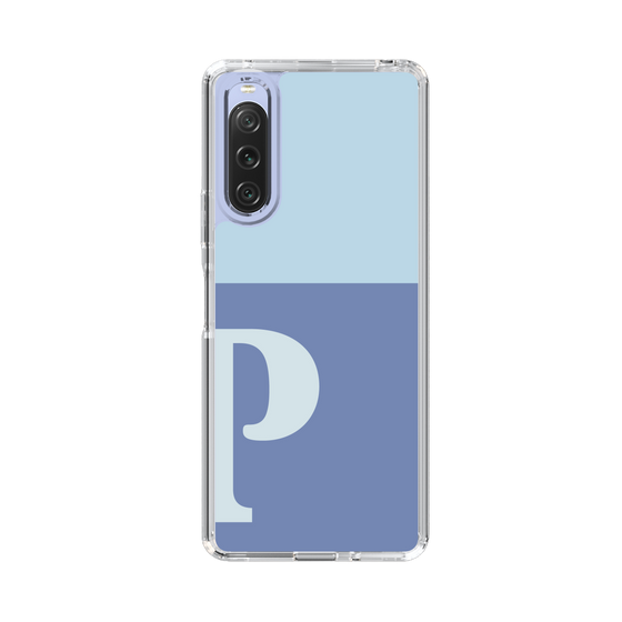Slim Protection Case［ Original - initial two tone - P blue ］