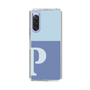 Slim Protection Case［ Original - initial two tone - P blue ］