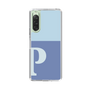 Slim Protection Case［ Original - initial two tone - P blue ］