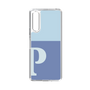 Slim Protection Case［ Original - initial two tone - P blue ］