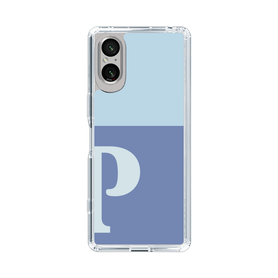 Slim Protection Case［ Original - initial two tone - P blue ］
