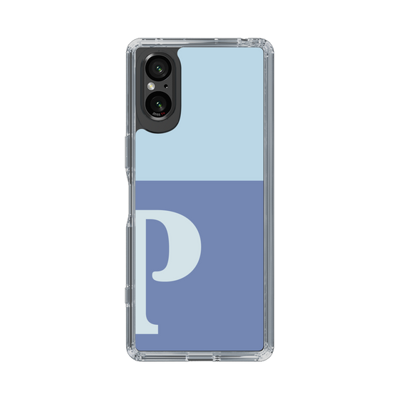 Slim Protection Case［ Original - initial two tone - P blue ］