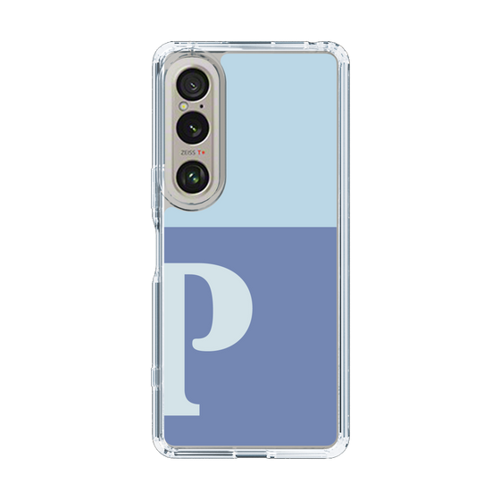 Slim Protection Case［ Original - initial two tone - P blue ］