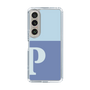 Slim Protection Case［ Original - initial two tone - P blue ］