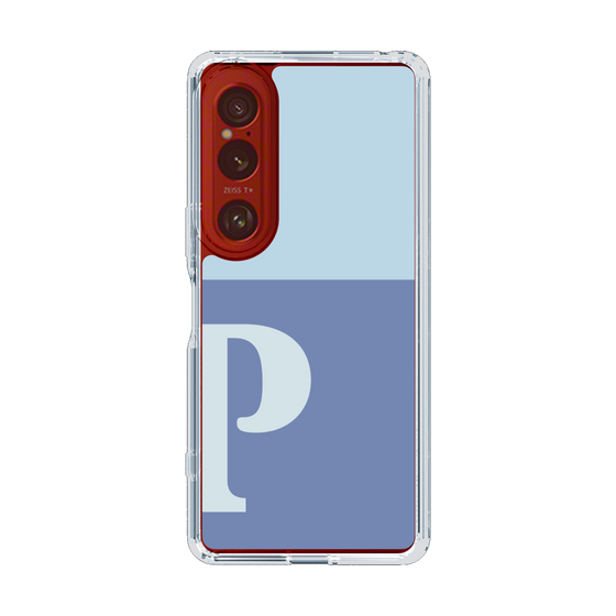 Slim Protection Case［ Original - initial two tone - P blue ］