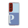 Slim Protection Case［ Original - initial two tone - P blue ］