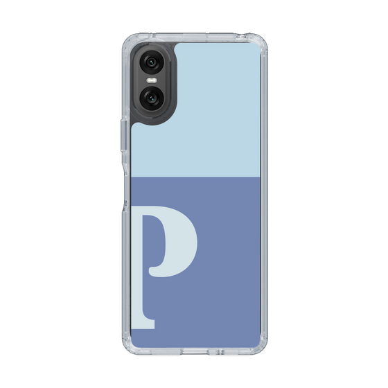 Slim Protection Case［ Original - initial two tone - P blue ］