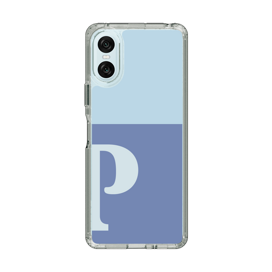 Slim Protection Case［ Original - initial two tone - P blue ］
